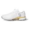 Adidas Tour360 Slip Resistant Abrasion Resistant Low top Golf Shoes Men's White Gold IH5165