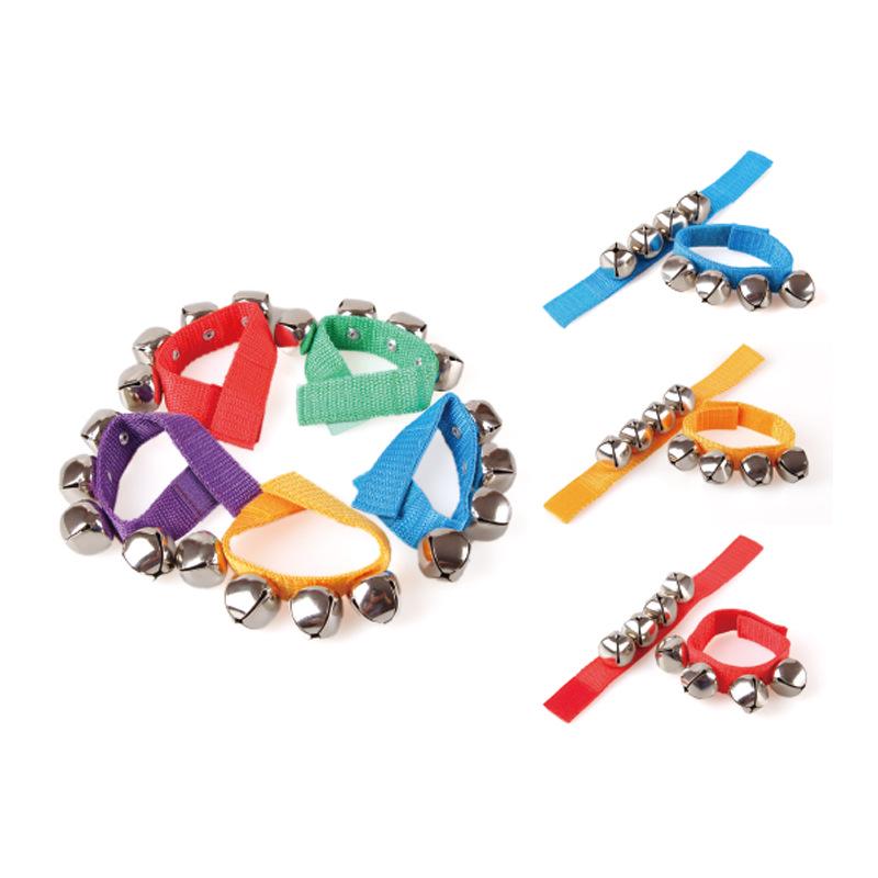 Colorful Children s Hand & Wrist Bells for Dance and Music Education – Barrel Pack