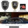 3D Metal Car Body Sticker Emblem Badge Rear Tail Trunk Decal Auto Accessories For CT ES GS NX IS250 RX350 IS200 LX570