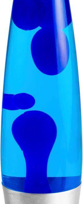 Lampe à lave - CELLUSTOP - Magma Retro - 35 cm - Bleu - 25 W (R39)