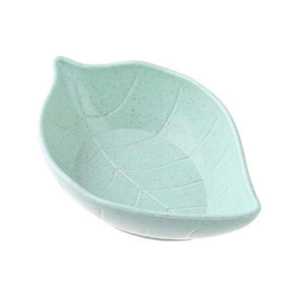 Creative Leaf Shape Wheat Straw Seasoning Dish Sauce Vinegar Mini Plate Tool