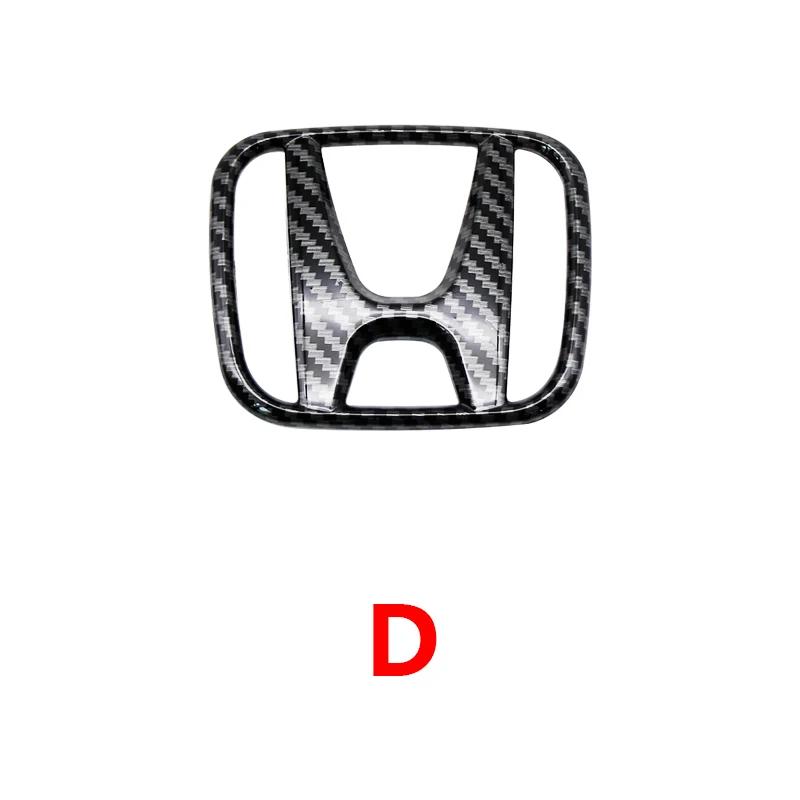 1Pc ABS Auto Front Grille Trunk Emblem Logo For Honda Civic Accord Jazz CRV BRV HRV Insight Pilot Passport TYPE-R Accessories