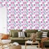 Wallpaper Flowers White, Powder Pink and Lavender for Living Room and Bedroom 50x1000