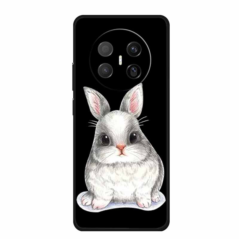 Black Silicone Case For Huawei Mate 70 Air 2025 Case Cartoon Cat Soft Back Cover For Huawei Mate 70 Air Phone Case Funda Coque