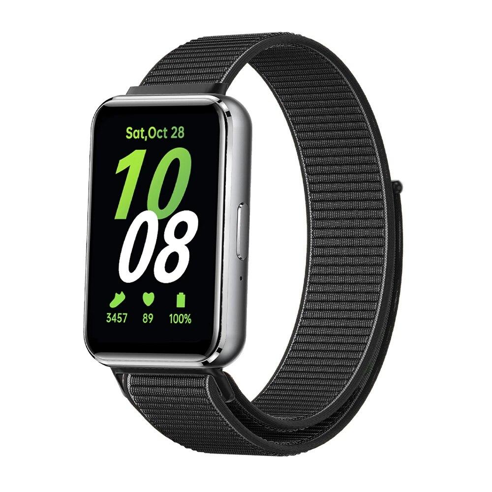 Nylon Loop Strap For Samsung Galaxy Fit 3 Watch Band Bracelet For Galaxy Fit 3 Smart Wristband Replacement Correa Accessories