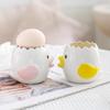 Hand-Painted Ceramic Egg Separator - Cute and Creative Utensil for Yolks and Whites