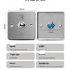 Stainless Steel Elevator Exit Switch: 86 Type Automatic Reset for Access Control
