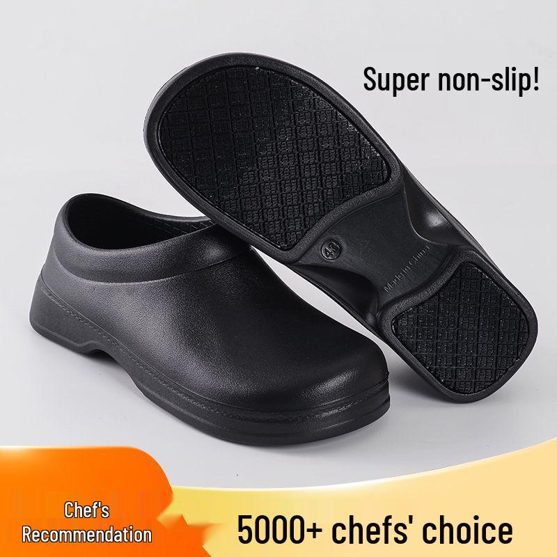 Scarpe da Chef Impermeabili Antiscivolo: Leggero, Resistente all'Olio, Suola Spessa