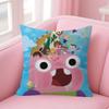 Cartoon CClarence fun  Pillow Cushion Cover Pillowcase Living Room Sofa Home Decor Customized