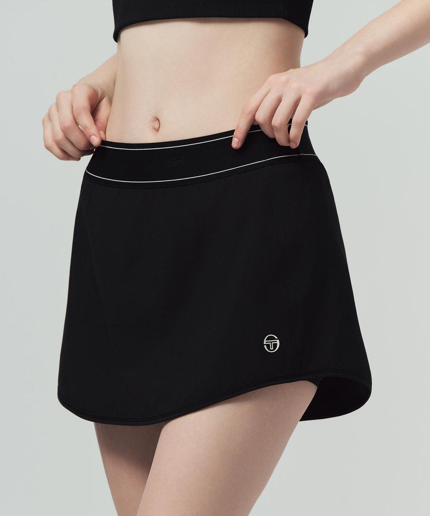 SERGIO TACCHINI W Lightweight Woven Skirt (Black)