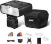 Godox MF12 Macro TTL Flash Wireless Lithium Compatible with and Panasonic Flash, Off-Camera Speedlight, 12W, 2.4G Control, TTL/M Mode, Built-in