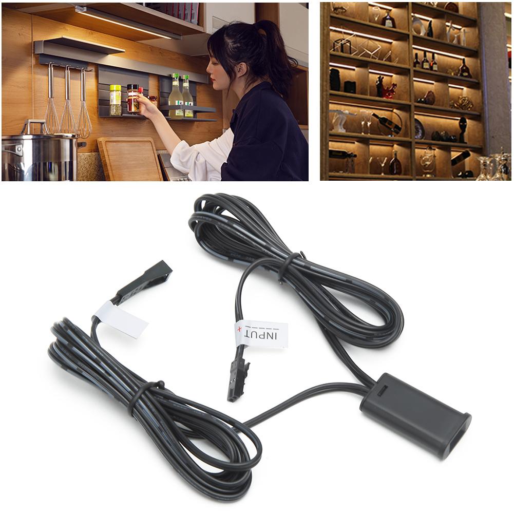 LED Infrared Motion Induction Switch Auto Turn On Off for Wardrobes Cabinets DC5‑24V