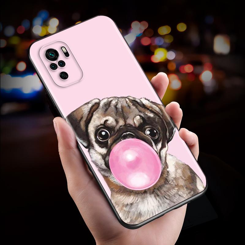 

Силиконовый чехол ARRT для мопса для Xiaomi Redmi Note 10S 10 9 9S 9T 8T 8 7 6 5 Pro Max 5A 4X 4 5G, мягкий чехол для телефона Redmi Note4(32 64GB)