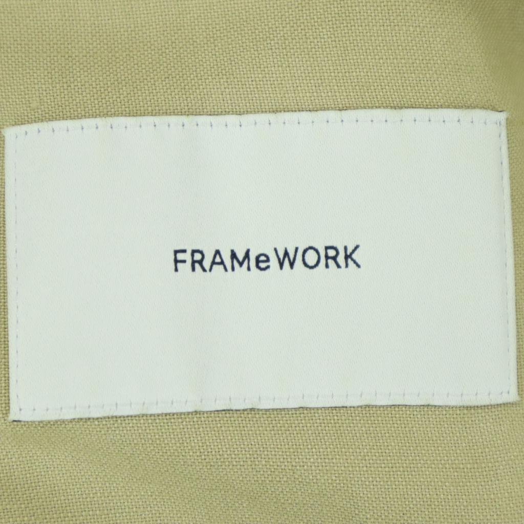 FRAMeWORK Lightweight, unlined, linen blend. Jacket 38 beige Women Used