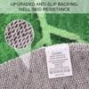 Best-Selling US 3D Green Leaf Decor Bath Rug Machine Made Soft Absorbent Non-Slip Carpet Washable Bathroom Floor Mat