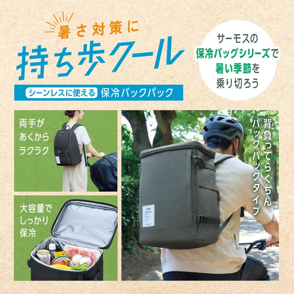 Thermos Insulated Backpack 16L Dark Gray DGY RFP-016
