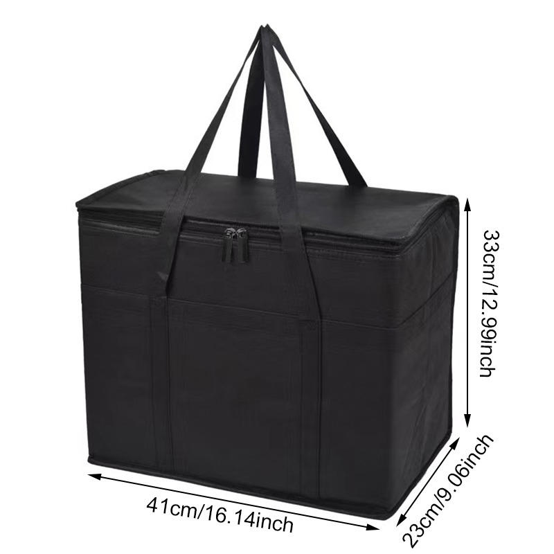 Portable Insulated Reusable Grocery Shopping Bag Large Capacity Food Delivery Cooler Bag Travel Picnic Thermal Lunch Containers Totes
