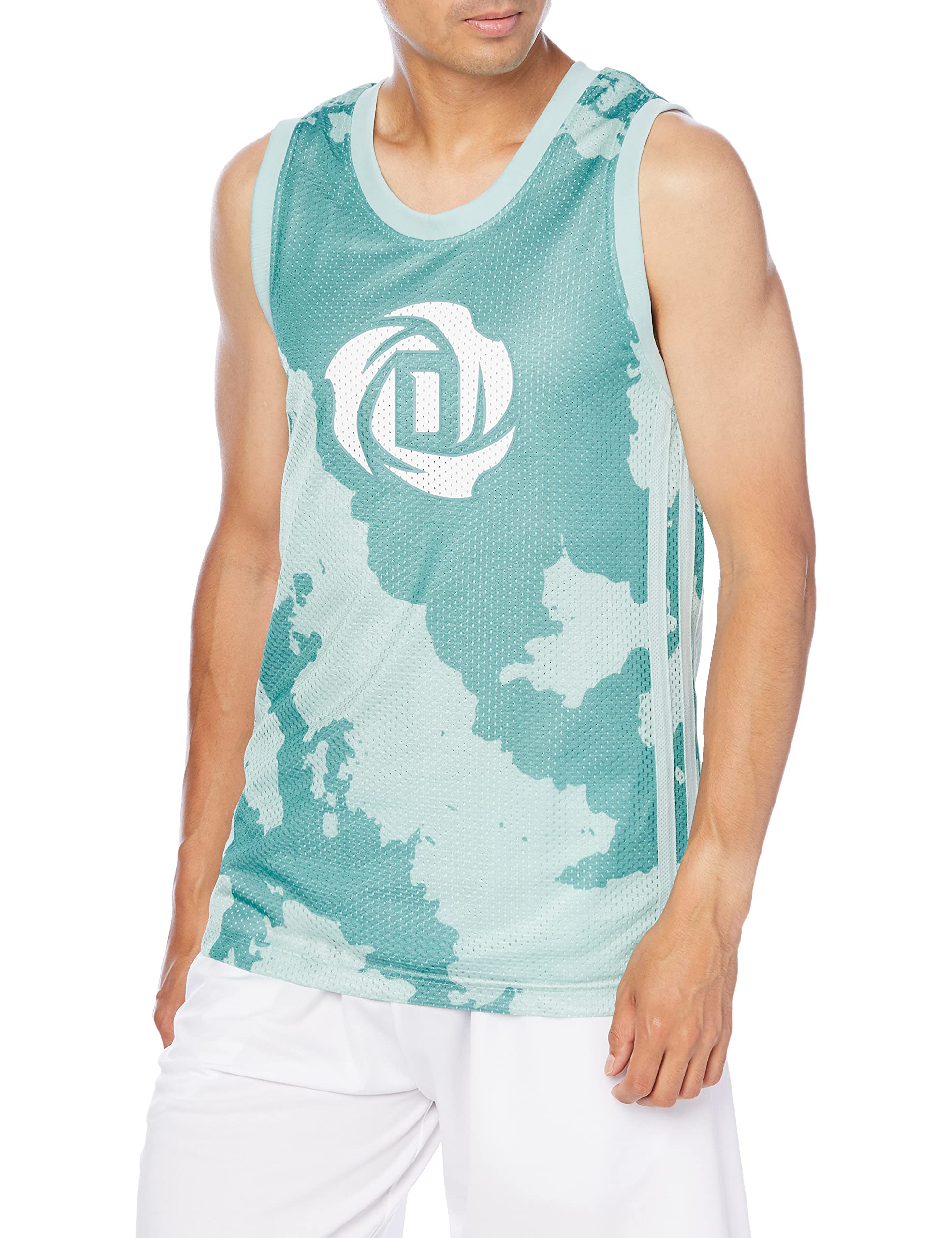 

Adidas Sleeveless Derrick Rose Retro Jersey EMB92 Halo Tone M T-Shirt Men s Mint/Mint (GV4697)