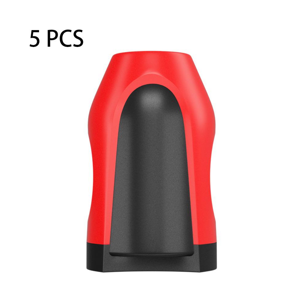 

5 PCS Accessory Drill Bit Magnetizer Hand Tools Magnetic Ring Screwdriver Bit Magnetizer Batch Head красный