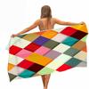 Mandala Pattern Microfiber Beach Towel - Soft, Absorbent, Quick-drying - Perfect for Swimming, Camping and Bathing