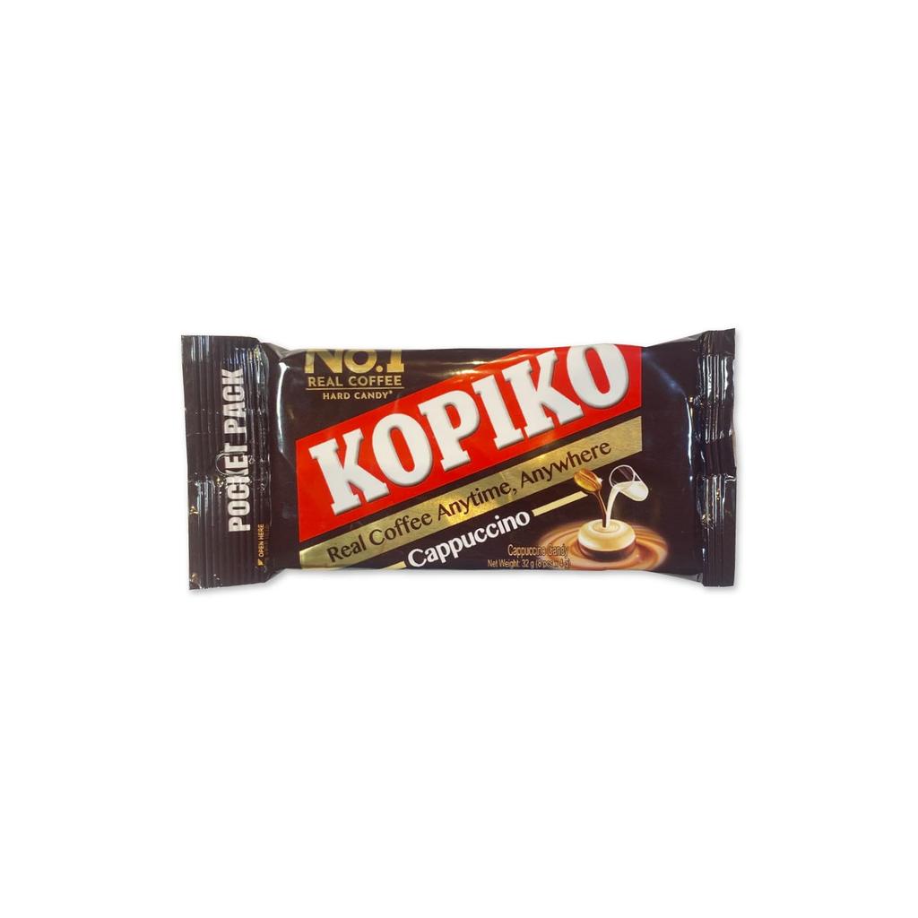 PrimeSellerJapan KOPIKO Cappuccino Candy Bust Pack 8 Bags Set 8 Pieces x 8 Bags Korean Sweets Candy