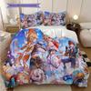 Adventure Awaits Genshin Impact Unveils New Characters Bedding 1 Duvet Cover 2 Pillowcase Without Core Bedding Set Soft And Comfortable