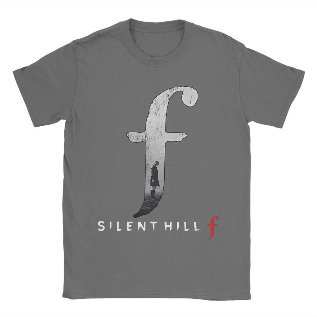 Silent Hill F Horror Game T Shirts for Unisex Pure Cotton Leisure TShirt Crewneck  Tees Short Sleeve Tops 6XL