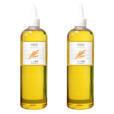 Huile de base à base d'huile de son de riz Areum Malgeuldam, 500 ml, 2 unités