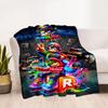 Roblox 68 Coperta Morbida e Accogliente Ottima per Letti Sedie Picnic Uso in Tutte le Stagioni Stampa Digitale Miglior Regalo di Festa per Amici Famiglia
