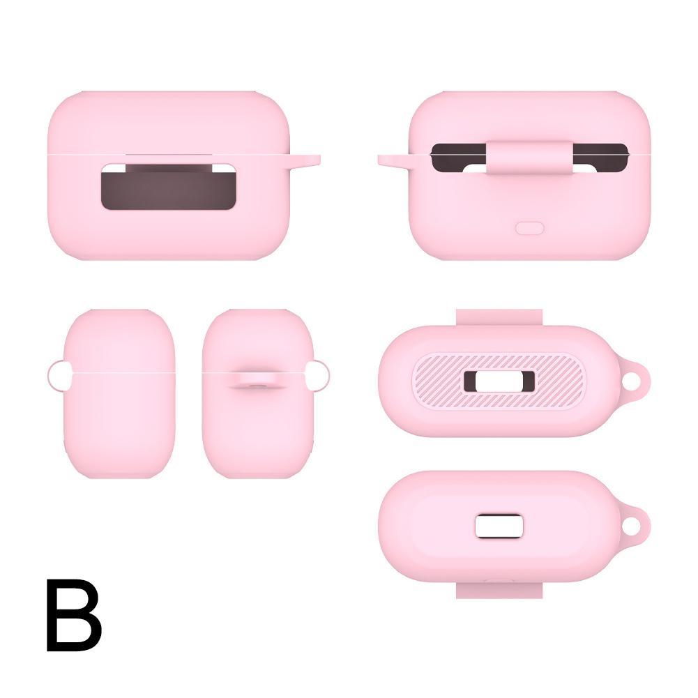 Für TOZO NC3 (2025) Bluetooth Headset Silikon Schutzhülle Kratzfest Weiche Hülle Mit Metall Hängeverschluss Tragbar