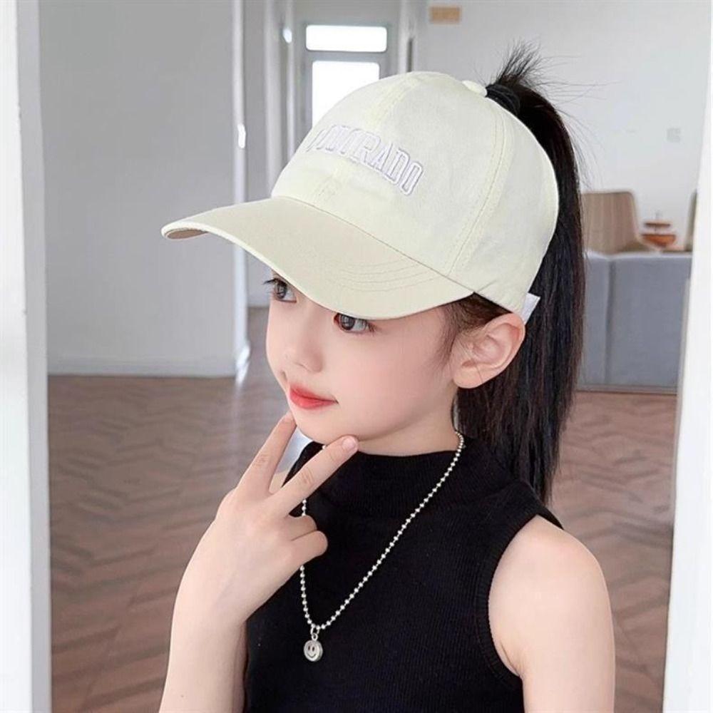 Breathable Colorado Embroidered Baseball Hat Sunscreen Parent-child Cap For Women Kids