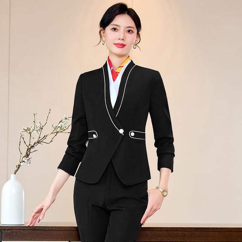 

Teloraman Women s Professional Uniform Suit Set S