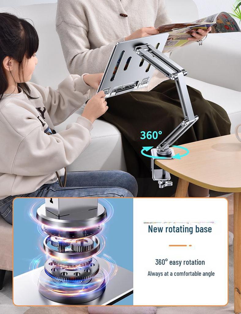 Paifan 360° Rotating Stand: Multifunctional Adjustable Support for Notebooks, Tablets, and Projectors.