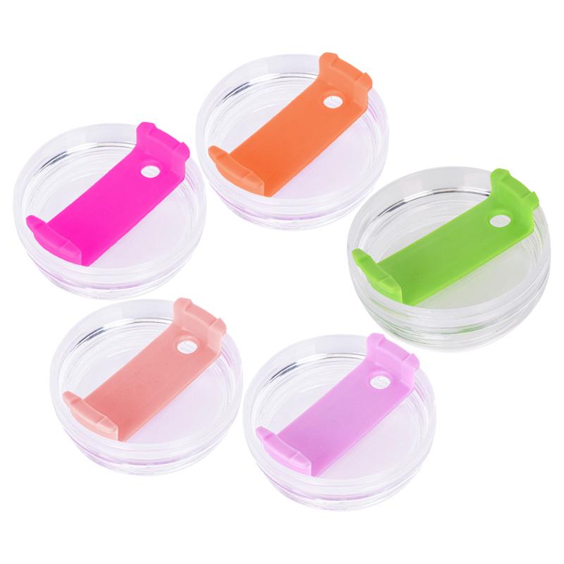 Pahar Tumbler 40Oz Capac Calitate Alimentară Capac Pahar Drept Rezistent la Stropi Orificiu pentru Pai