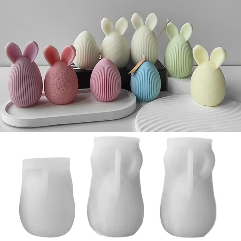 Unique Easter Decorations and Treats Mold Creative Easter Eggs Ornaments Mold Resin Mould for Home Decors Project