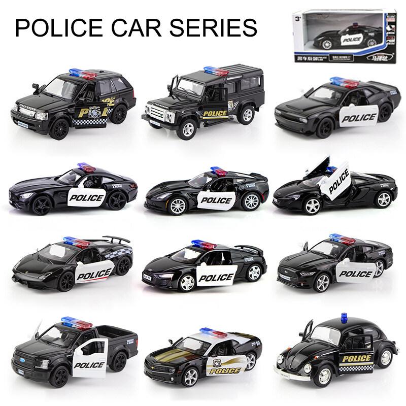 1/36 Police Car Series Alloy Diecast Models Car Toy For Gifts Collections Decorations