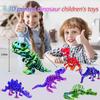 6pcs 3D Printed Dinosaur Skeletons, T-Rex Triceratops Spinosaurus Fidget Toys,3D Printed Dragon Animals Toys,Dragon Fidget Toy Kids Girl,Dinosaur