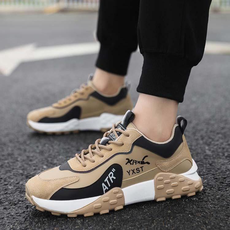 Herren Low-Top Schnür-Freizeitsneaker - Dicksohlig, Frühjahr/Herbst-Kollektion