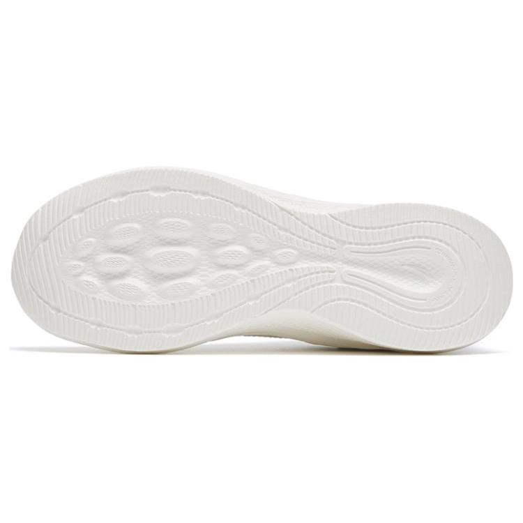 Anta Textile, Synthetic Leather Low top Casual Sprint Running Shoes Women's White Green 922625558F-1