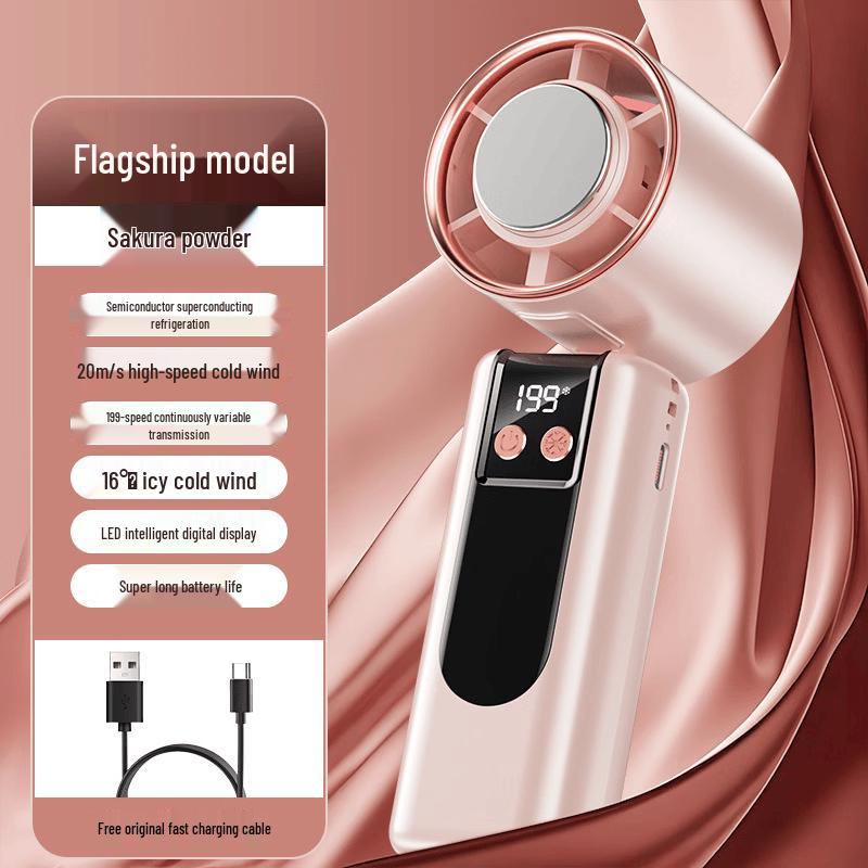Yabuka G2 Pro Portable Handheld Cooling Fan with Digital Display