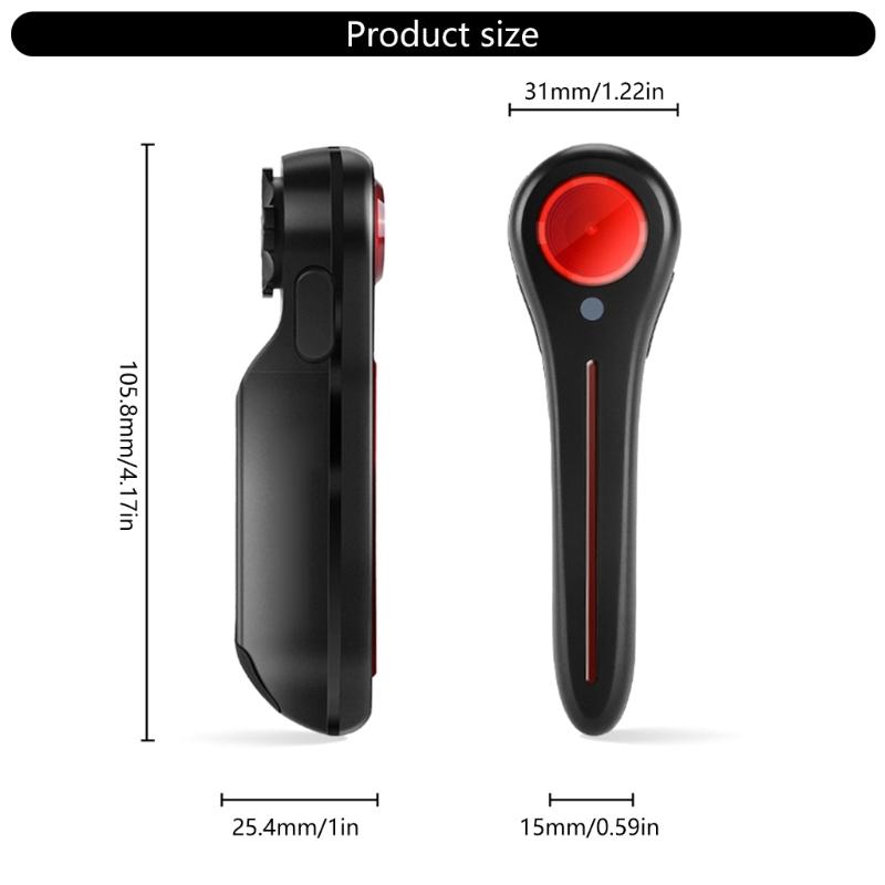 Luce Posteriore LED per Ciclismo Bicicletta Luce Posteriore Bicicletta Torcia Sicura Luci Posteriori Bicicletta Luce Posteriore Bicicletta con Sensore di Frenata