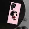 Cartoon Cute Mafalda Phone Case Cover for Samsung Galaxy S26 S25 Edge S24 S23 Ultra S22 Plus S21 FE S20 + Art Customized Fundas