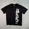 Carpet Company Herren Größe L Schwarzes T-Shirt Glitzerdruck 100% Baumwolle LESEN