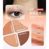ROMANTIC BEAUTY - 4 Shade Eyeshadow Palette - Brown