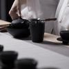 Wanqiantang Literati Style Black Iron Glaze Ceramic Tea Set