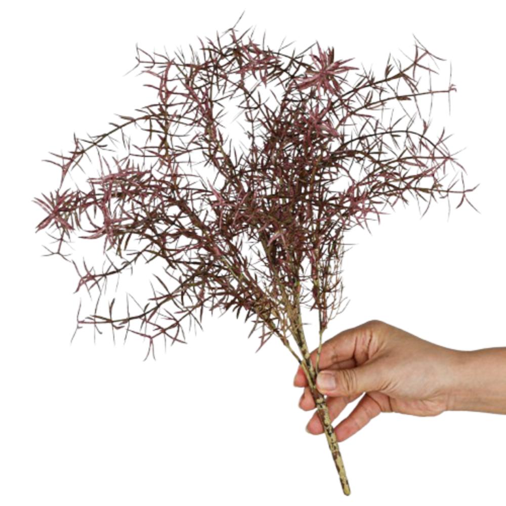 Real Touch Artificial Asparagus Branches Handmade Fake Plants  Outdoor Garden Decor