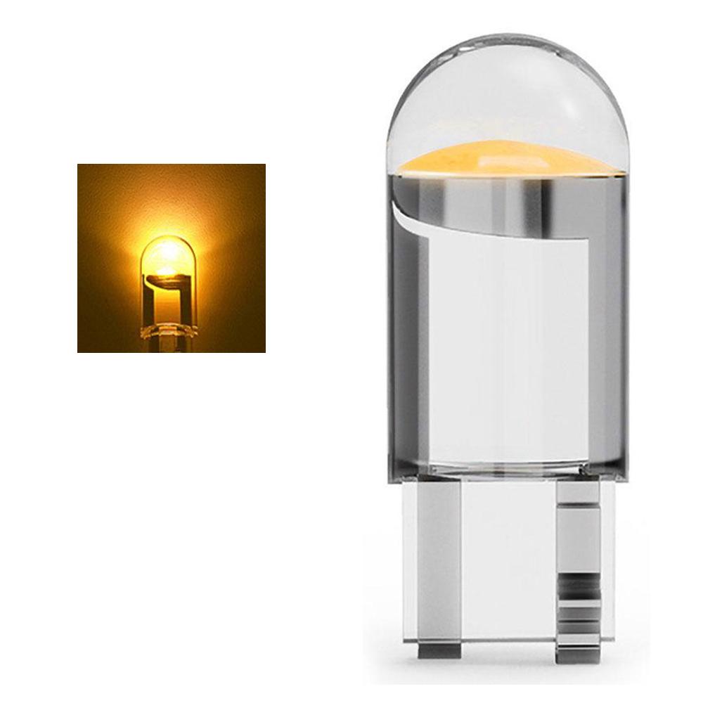 T10 Crystal Integrated Lights 7 Colors Wedge License Plate Light Dome Indicator Light Reading Light Car LED Crystal Signal Bulb