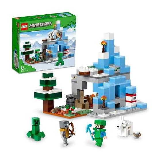 LEGO Minecraft Frozen Mountain Top Игрушка Подарок на день рождения Блок Рождество Мальчики Девочки Дети 8 лет 9 лет 10 лет Начальная школа