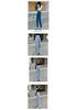 Women's High-Waisted Wide-Leg Jeans - Slimming, Versatile, Loose, Straight, Floor-Length Pants 