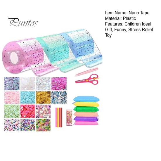 Bandă Baloane Elasticitate Ridicată 1 Set 300CM Jucărie Nano cu Baloane, Stickere Farmec, Gonflator, Pensetă DIY, Adeziv, Kit Amuzant pentru Ameliorarea Stresului și Meșteșuguri Copii